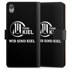 Sideflip mit langer Lasche schwarz