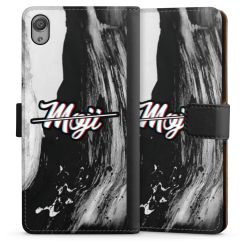 Sideflip mit langer Lasche schwarz