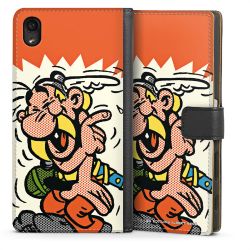 Sideflip mit langer Lasche schwarz