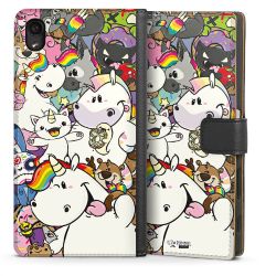 Sideflip mit langer Lasche schwarz