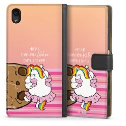 Sideflip mit langer Lasche schwarz