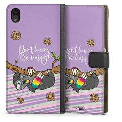 Sideflip mit langer Lasche schwarz