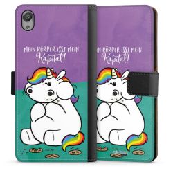 Sideflip mit langer Lasche schwarz