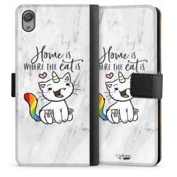 Sideflip mit langer Lasche schwarz