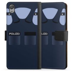 Sideflip mit langer Lasche schwarz