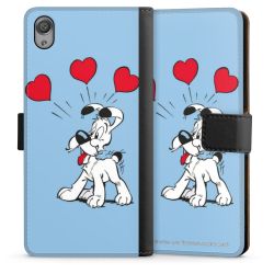 Sideflip mit langer Lasche schwarz