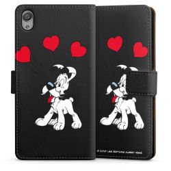 Sideflip mit langer Lasche schwarz