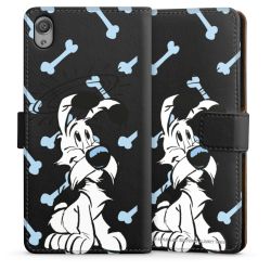 Sideflip mit langer Lasche schwarz