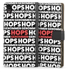 Sideflip mit langer Lasche schwarz