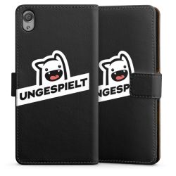 Sideflip mit langer Lasche schwarz