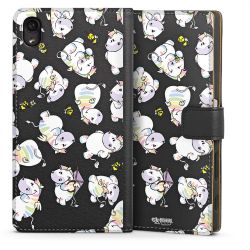 Sideflip mit langer Lasche schwarz