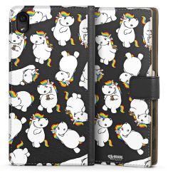 Sideflip mit langer Lasche schwarz