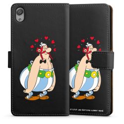 Sideflip mit langer Lasche schwarz