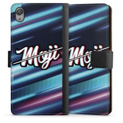 Sideflip mit langer Lasche schwarz