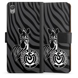 Sideflip mit langer Lasche schwarz