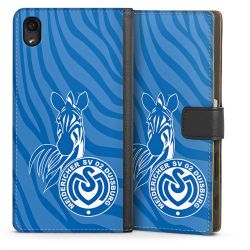 Sideflip mit langer Lasche schwarz