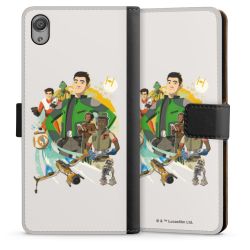 Sideflip mit langer Lasche schwarz