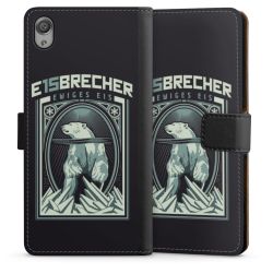 Sideflip mit langer Lasche schwarz