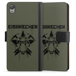 Sideflip mit langer Lasche schwarz