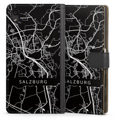 Sideflip mit langer Lasche schwarz