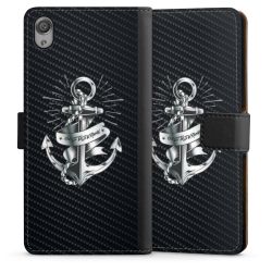 Sideflip mit langer Lasche schwarz