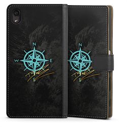 Sideflip mit langer Lasche schwarz