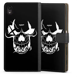 Sideflip mit langer Lasche schwarz