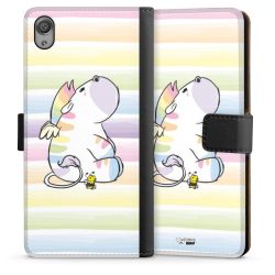 Sideflip mit langer Lasche schwarz