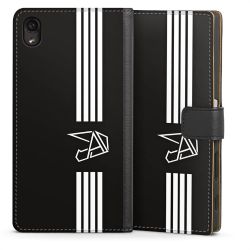 Sideflip mit langer Lasche schwarz