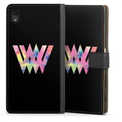 Sideflip mit langer Lasche schwarz