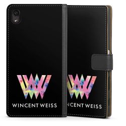 Sideflip mit langer Lasche schwarz