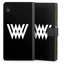 Sideflip mit langer Lasche schwarz