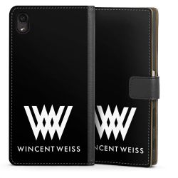 Sideflip mit langer Lasche schwarz