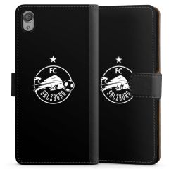 Sideflip mit langer Lasche schwarz