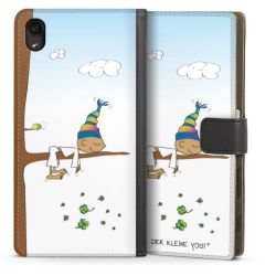 Sideflip mit langer Lasche schwarz