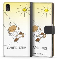 Sideflip mit langer Lasche schwarz