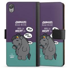 Sideflip mit langer Lasche schwarz