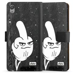 Sideflip mit langer Lasche schwarz