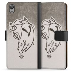 Sideflip mit langer Lasche schwarz