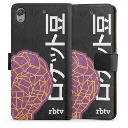 Sideflip mit langer Lasche schwarz