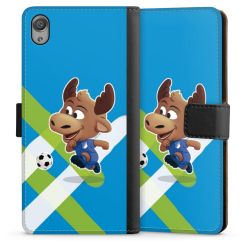 Sideflip mit langer Lasche schwarz