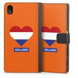 Sideflip mit langer Lasche schwarz