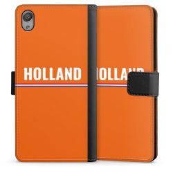 Sideflip mit langer Lasche schwarz