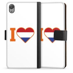 Sideflip mit langer Lasche schwarz