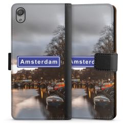 Sideflip mit langer Lasche schwarz