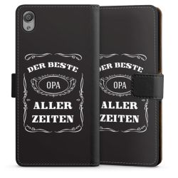 Sideflip mit langer Lasche schwarz