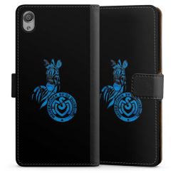 Sideflip mit langer Lasche schwarz