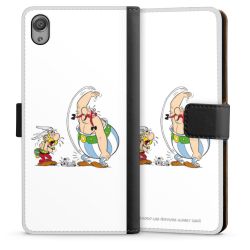 Sideflip mit langer Lasche schwarz