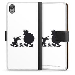 Sideflip mit langer Lasche schwarz