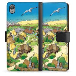 Sideflip mit langer Lasche schwarz